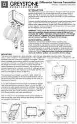 Greystone Energy Systems DP Series Installation Instructions Manual