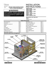 Lennox SW 240 Installation Instructions Manual