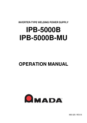 Amada IPB-5000B Operation Manual