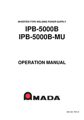 Amada IPB-5000B-MU Operation Manual