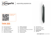 vogel's THIN 305 Mounting Instructions