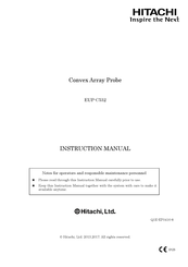 Hitachi EUP-C532 Instruction Manual