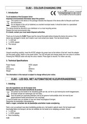 Velleman CLB2 Quick Start Manual