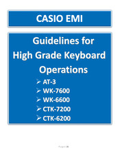 Casio CTK-6200 Manuallines