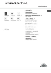 Hotpoint BS 16 Series Operating Instructions Manual