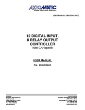AXIOMATIC UMAXDIO128CO User Manual