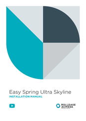 rollease acmeda Easy Spring Ultra Skyline Installation Manual