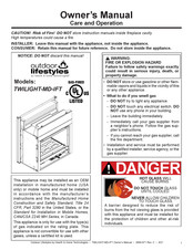 Hearth & Home Outdoor Lifestyles TWILIGHT-MD-IFT NG Owner's Manual