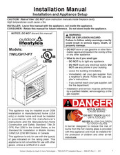 Hearth & Home Outdoor Lifestyles TWILIGHT-IFT Propane Installation Manual
