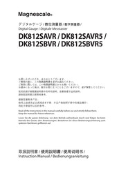 Magnescale DK812S Series Instruction Manual