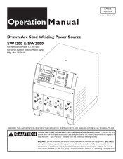 Image Industries Smartweld SW2000 Operation Manual