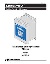King-Gage LevelPRO 5252-31 Series Installation And Operation Manual