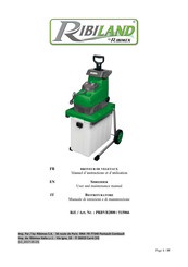 Ribimex 515066 User And Maintenance Manual