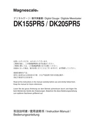 Magnescale DK Series Instruction Manual