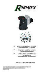 Ribimex PRBAT20/PORSB User And Maintenance Manual