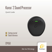 Cochlear Kanso 2 Sound Processor Quick Manual