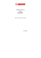 Longshine LCS-8538TXN Quick Installation Manual