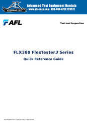 AFL FLX380-303 Quick Reference Manual
