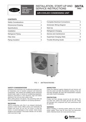 Carrier 38VTA050 Installation, Start-Up And Service Instructions Manual