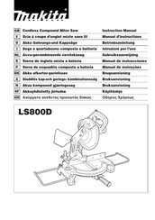 Makita LS800D Instruction Manual