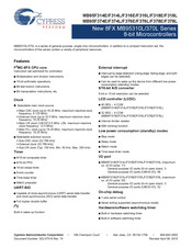 Cypress MB95F314E Manual