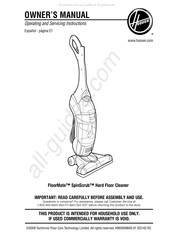 Hoover FH40005 Owner's Manual