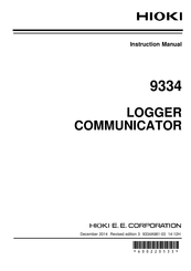 Hioki 9334 Instruction Manual