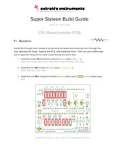 Extralife Instruments SUPER SIXTEEN Build Manual