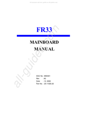 FIC FR33 Manual