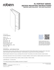 Robern PL PORTRAY Series Mounting Instructions