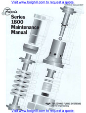Farris Engineering 1892 Series Maintenance Manual