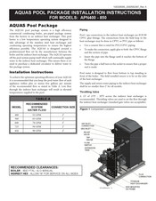 Lochinvar AQUAS APN400 Installation Instructions Manual