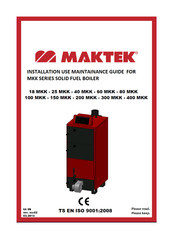 Maktek MKK Series Installation Use And Maintainence Manual