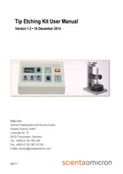 Omicron Tip Etching Kit User Manual