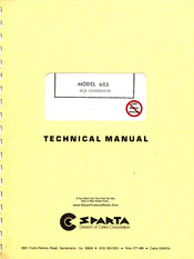 Sparta 683 Technical Manual