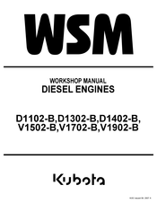 Kubota D1102-B Workshop Manual