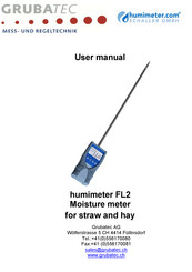 Schaller GRUBATEC humimeter FL2 User Manual