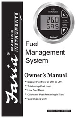 Faria Fuel Manager Owner's Manual