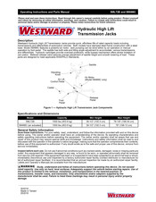 Westward 5ML72B Operating Instructions And Parts Manual