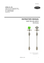 HITROL HR-30 Instruction Manual