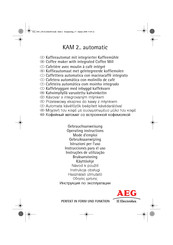 Electrolux AEG KAM 2 automatic Series Operating Instructions Manual