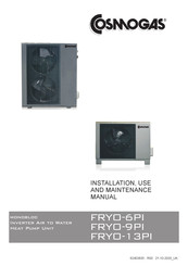 COSMOGAS FRYO 6PI Instructions For Installation, Use And Maintenance Manual