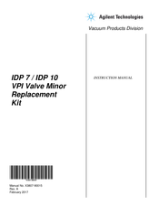 Agilent Technologies IDP-7 Instruction Manual