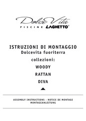 Piscine Laghetto Dolce Vita RATTAN Assembly Instructions Manual