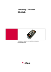Afag SIGA B.7/65.1 V6 Operating And Installation Instructions