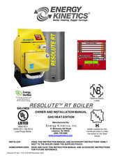 Energy Kinetics RESOLUTE RT Owners And Installation Manual