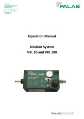 Palas VKL 10 Operation Manual