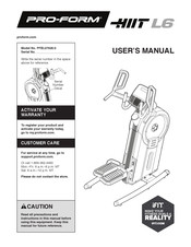Pro-Form HIIT L6 User Manual