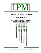 IPM 820303 Operation Manual