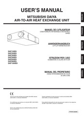 Mitsubishi Daiya SAF800E6 User Manual